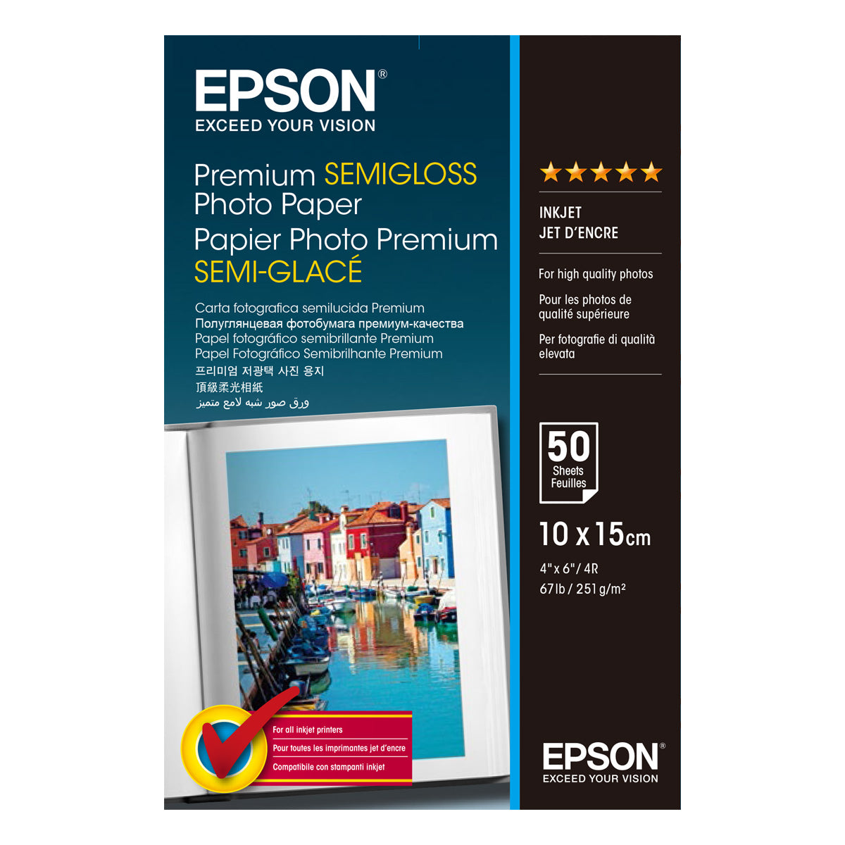 Epson Premium Semigloss Photo Paper 250g