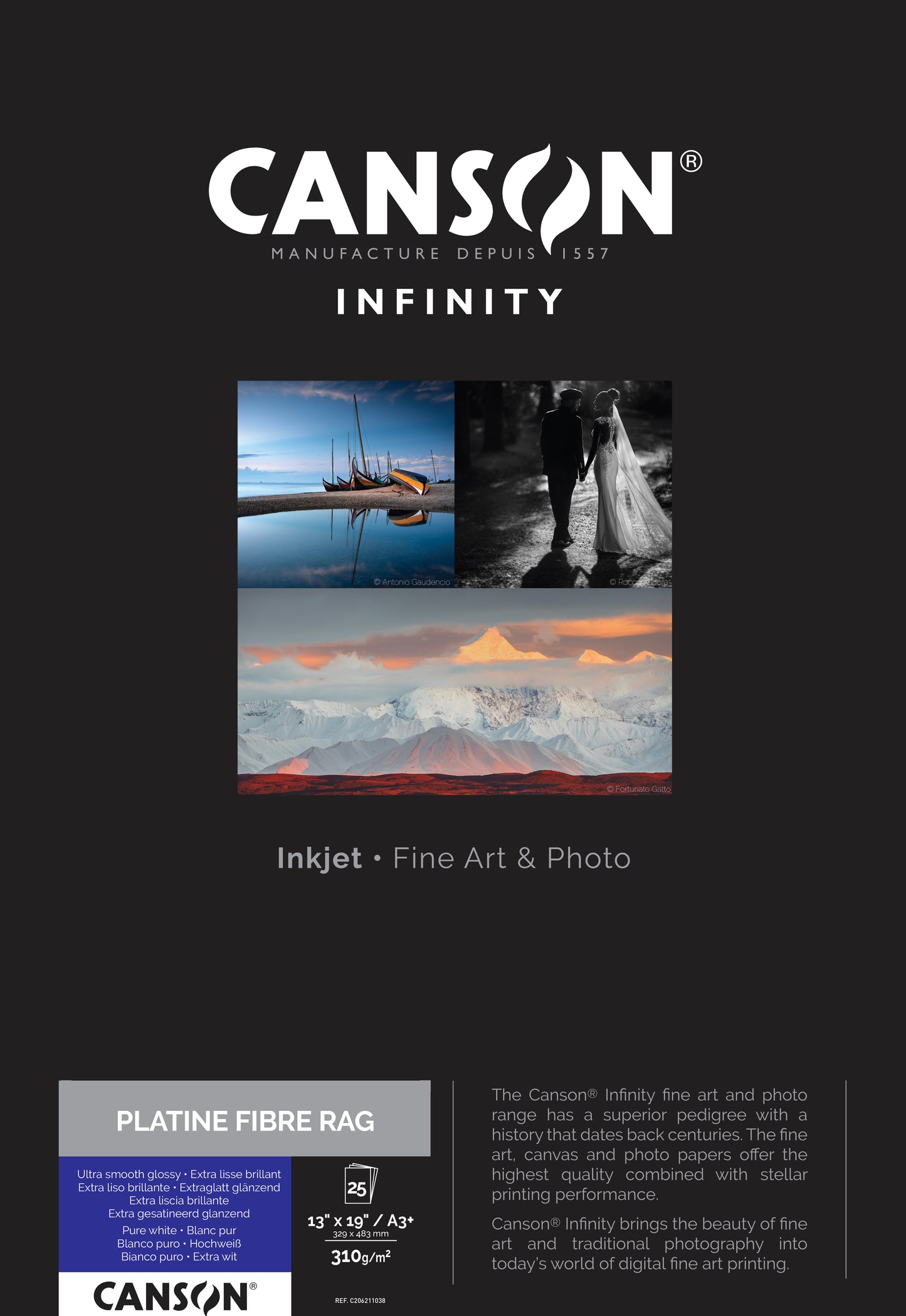 Canson Infinity Platine Fibre Rag 310g
