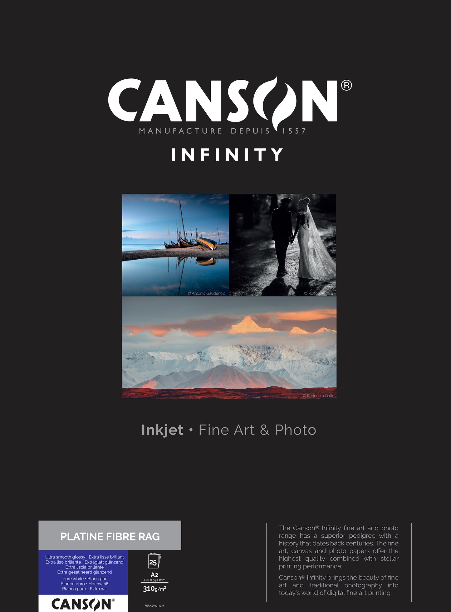 Canson Infinity Platine Fibre Rag 310g
