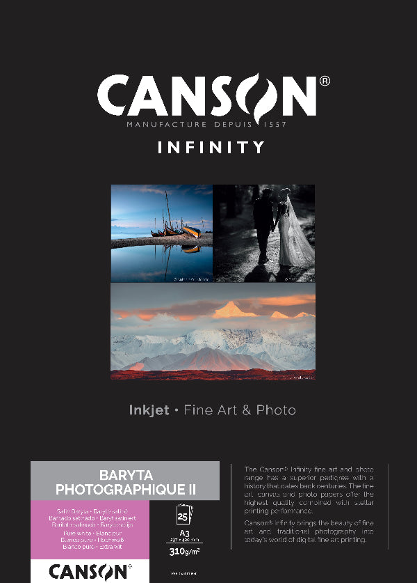 Canson Infinity Baryta Photographique II 310g