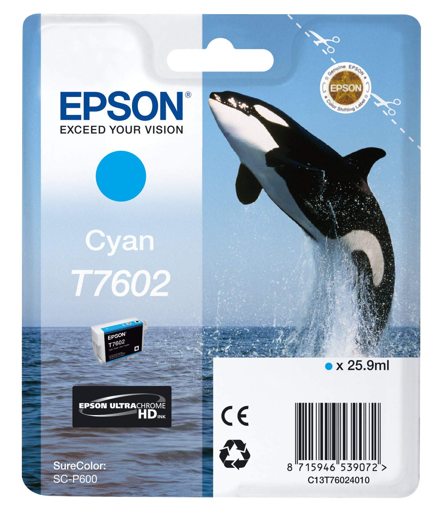 Blekk for Epson SureColor SC-P600