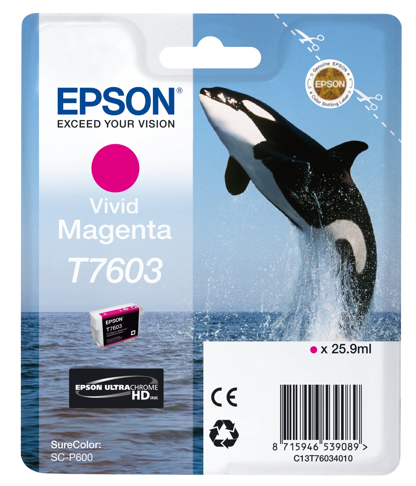 Blekk for Epson SureColor SC-P600