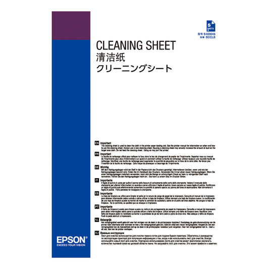 Epson Cleaning Sheet