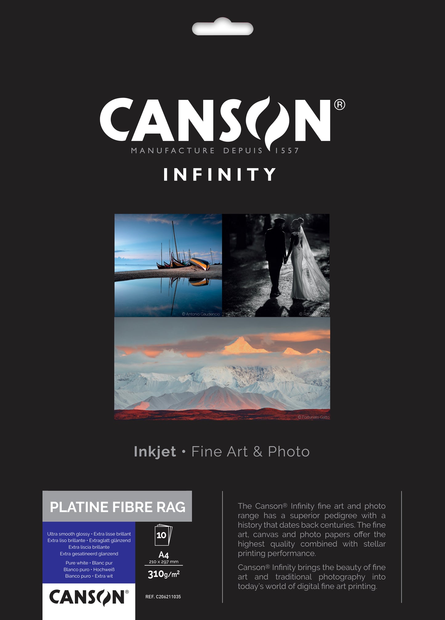 Canson Infinity Platine Fibre Rag 310g