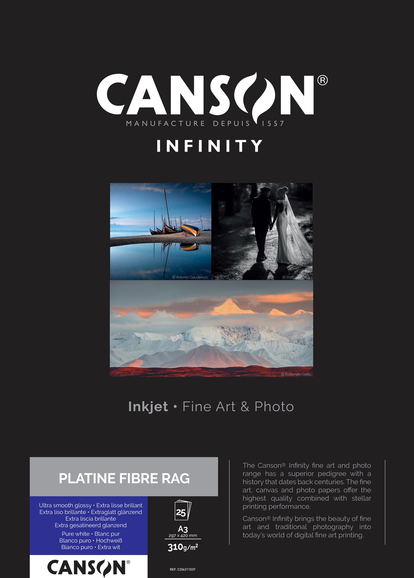 Canson Infinity Platine Fibre Rag 310g