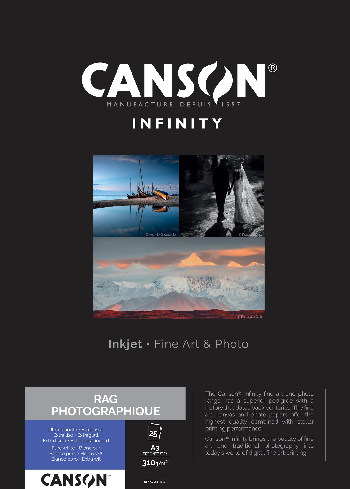 Canson Infinity Rag Photographique II 310g