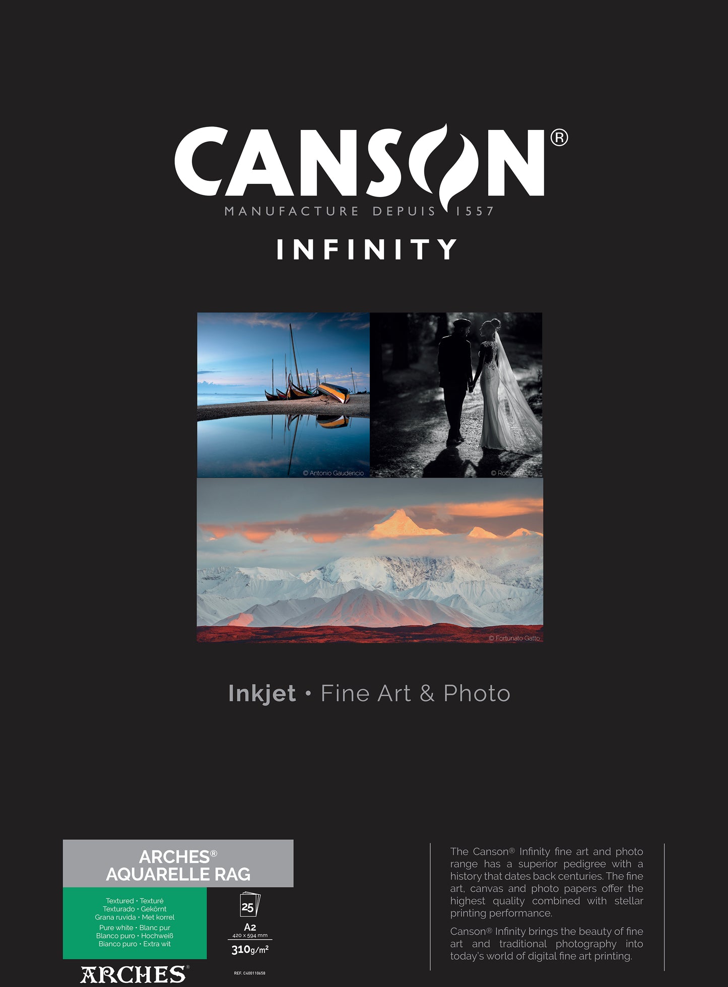 Canson Infinity Arches® Aquarelle Rag 310g